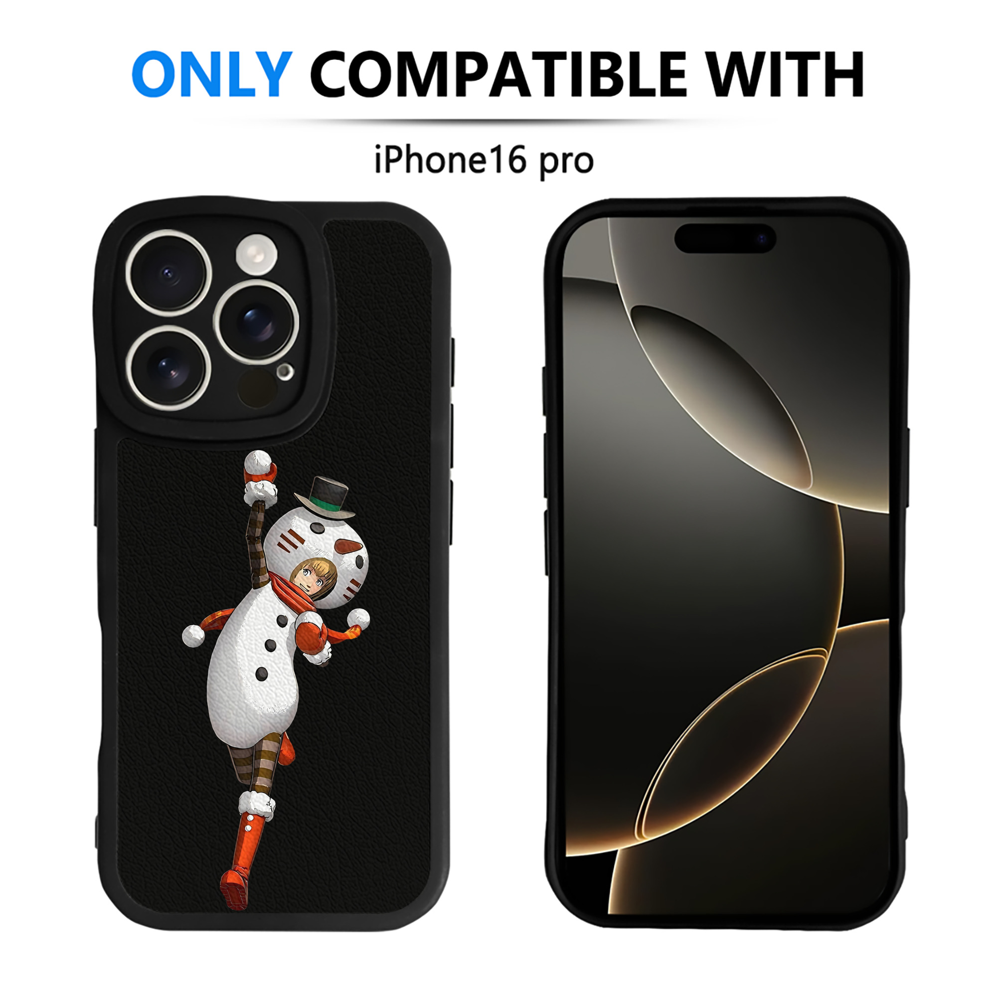 （画像用） 進撃の巨人 アルミン·アルレルト Attack on Titan Armin Arlert 【iPhone 16シリーズ対応】シリコンスマホケース（レザー調） 材質：シリコン